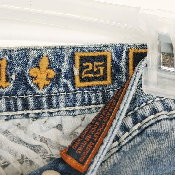 Rock Revival Ankle Skinny Jeans Size 25 Indi - Picture 7 of 11